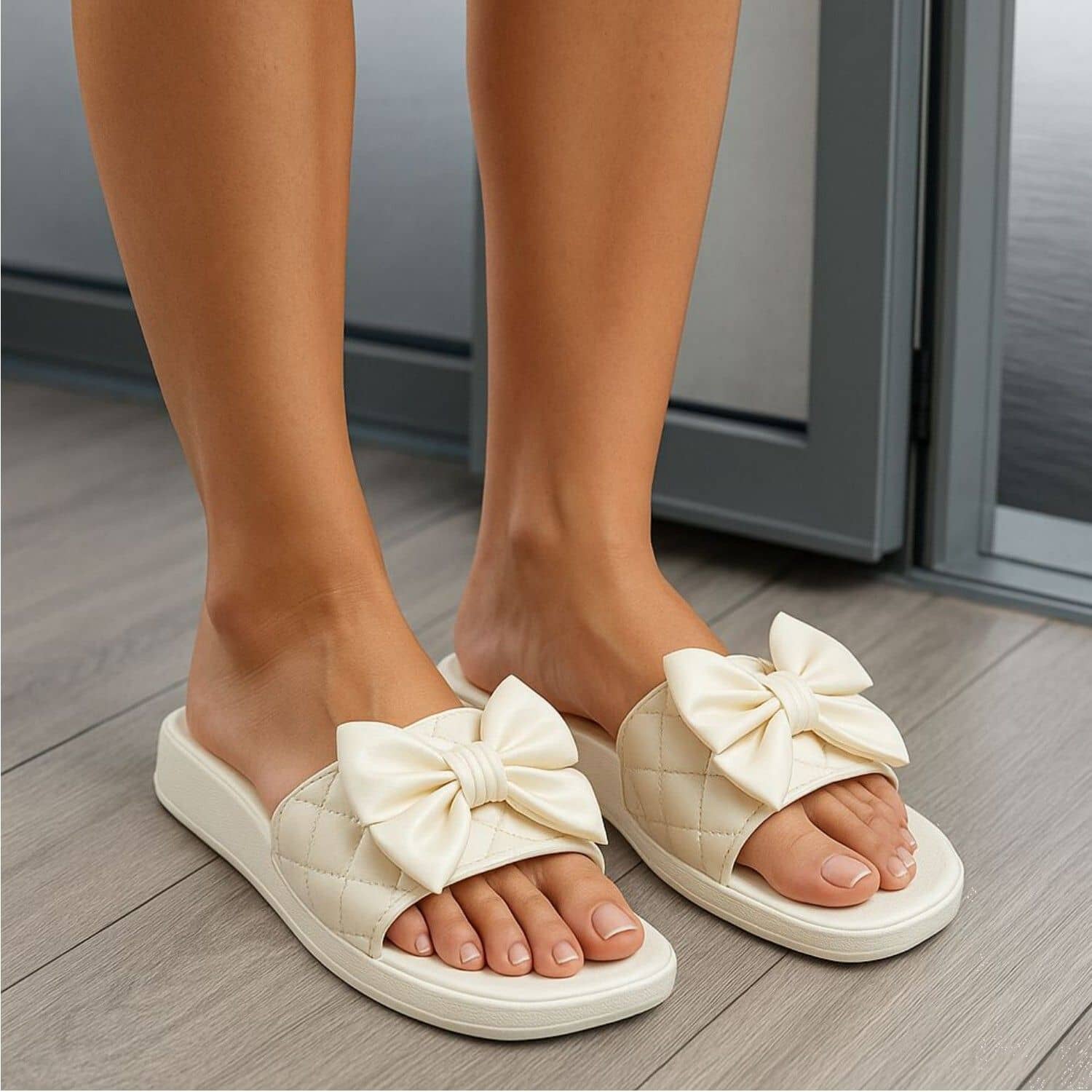 Monoction Beige Women's Slide