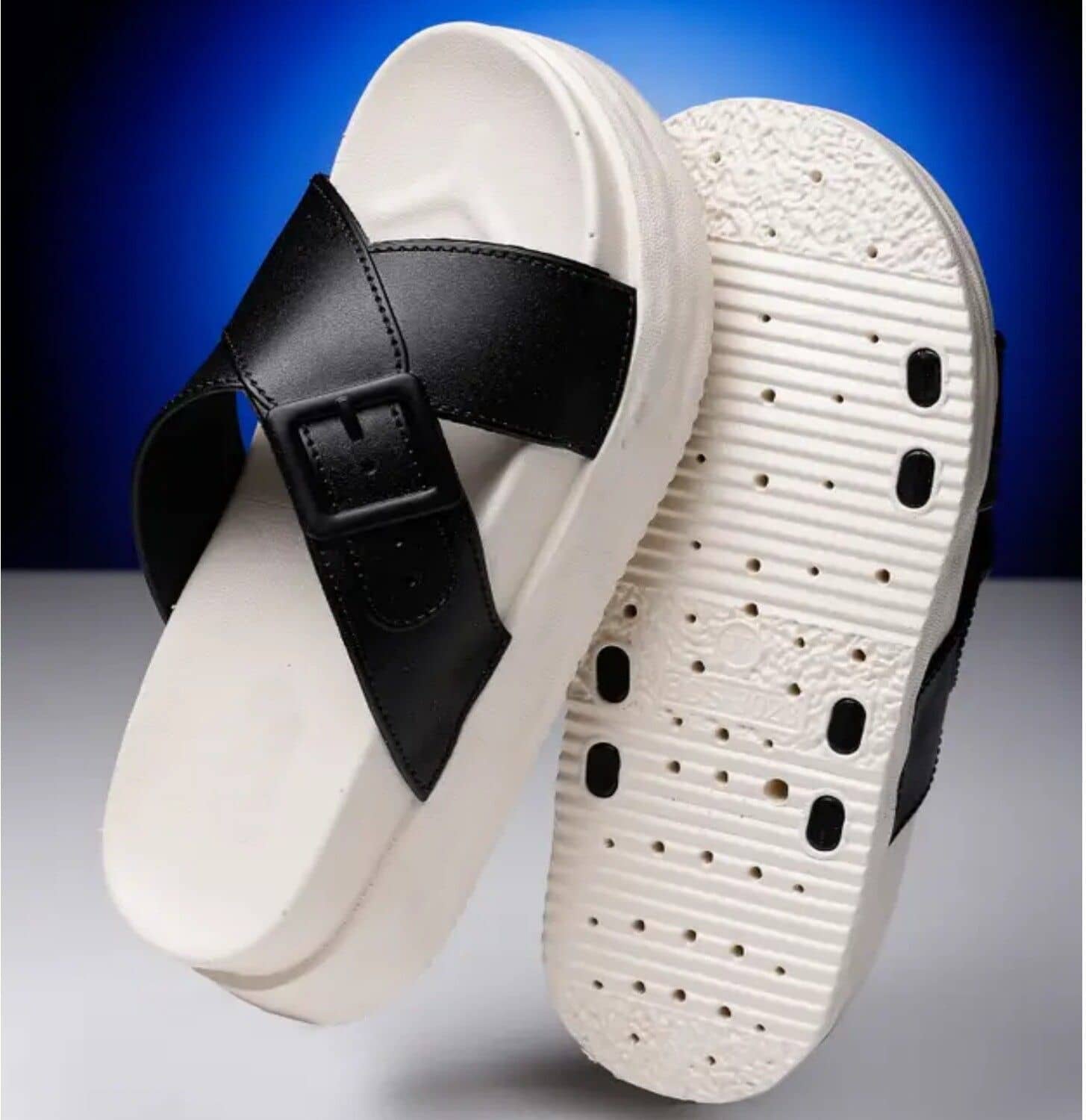 Monoction Black Women's Slide