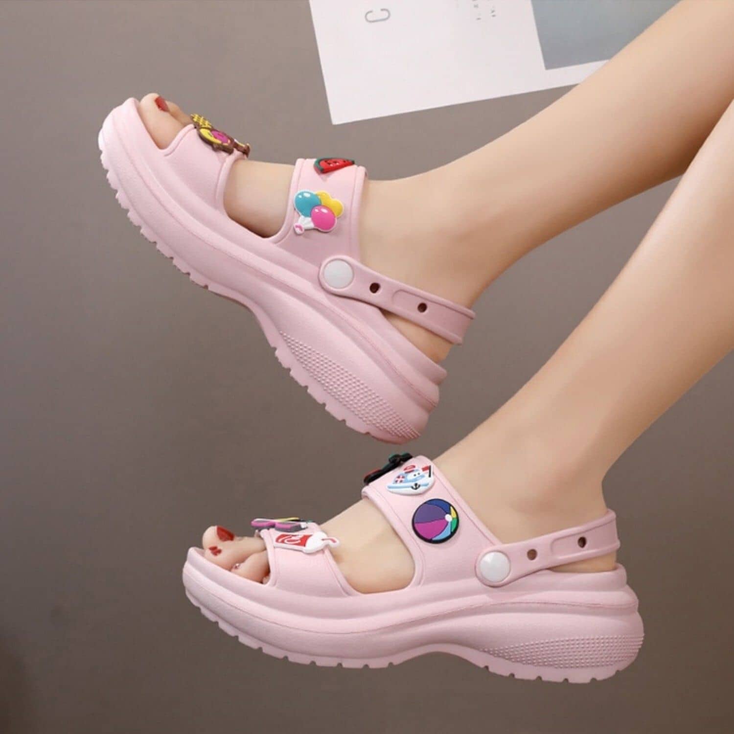 Monoction Pink Women's Slide