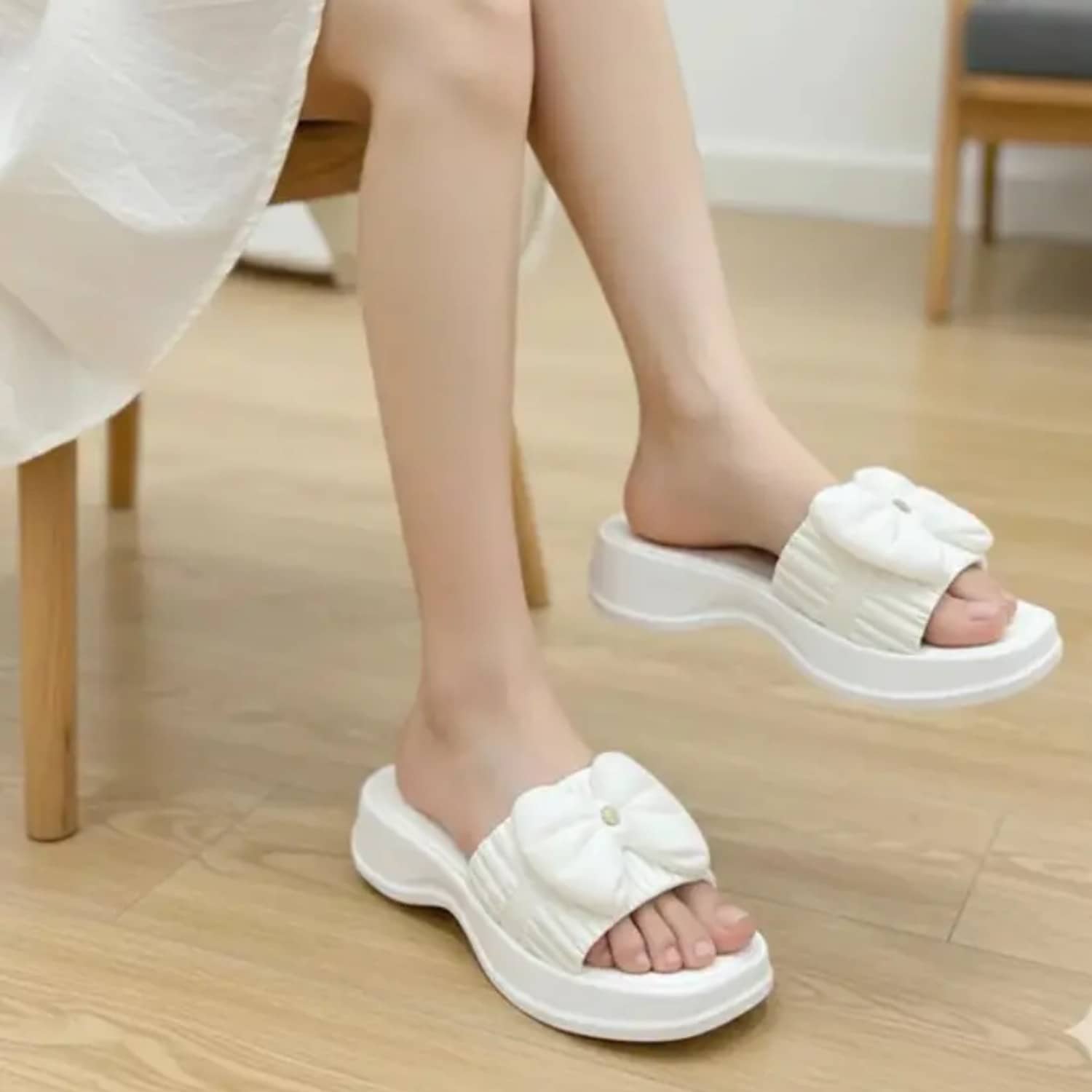 Monoction Beige Women's Slide