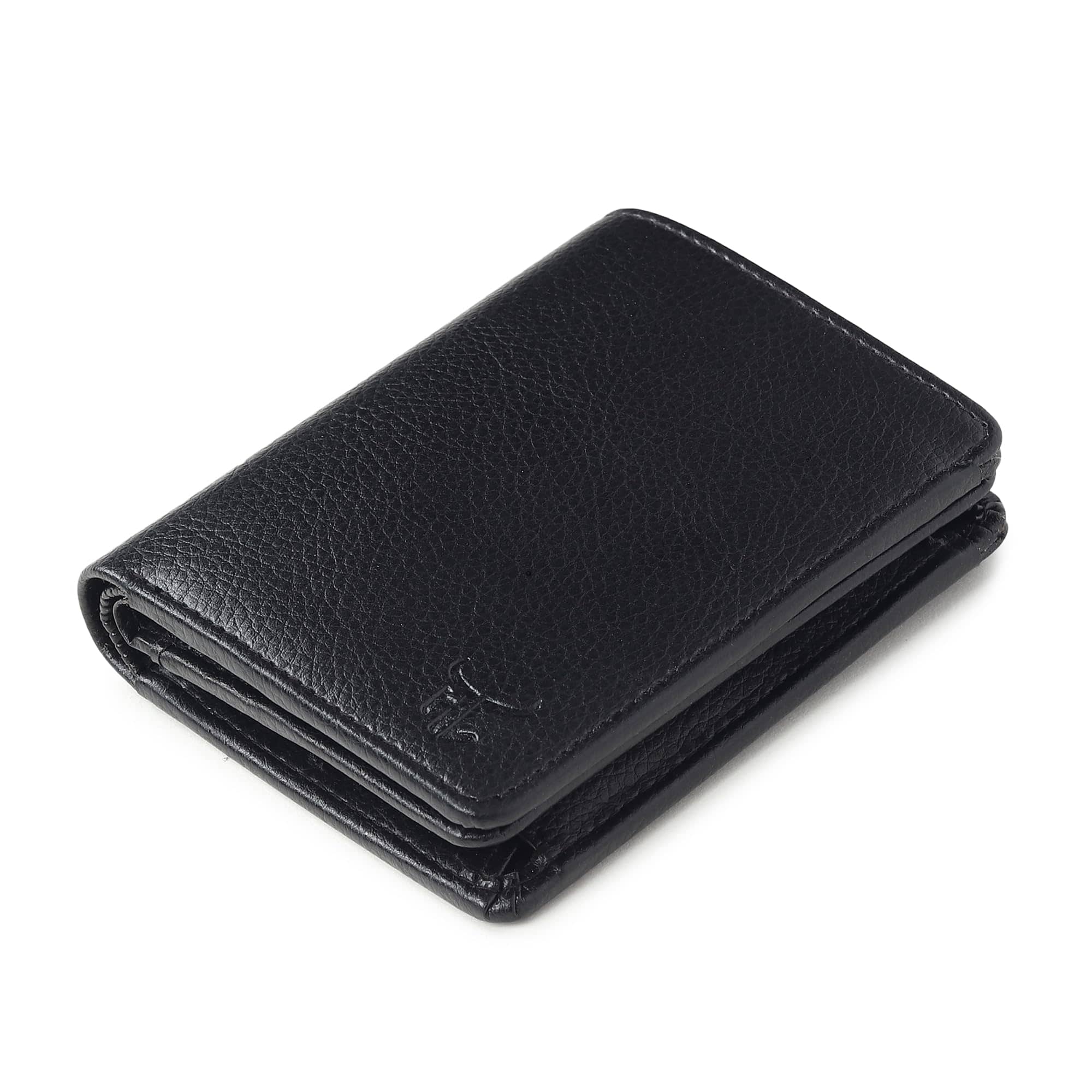 Highlark Faux Leather Solid Men's Three Fold Wallet With More Than 10 Slots For Card ( Black , Pack of 1 ) - Handbags | Buy online on ZillyBuy