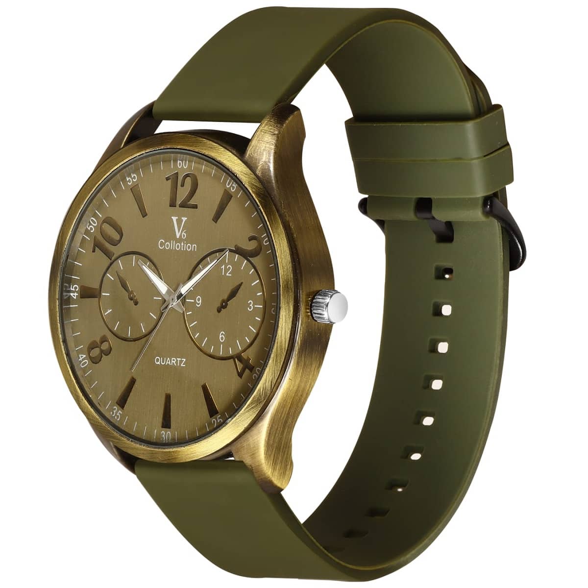 DECLASSE Green Silicon Analog Men's Watch