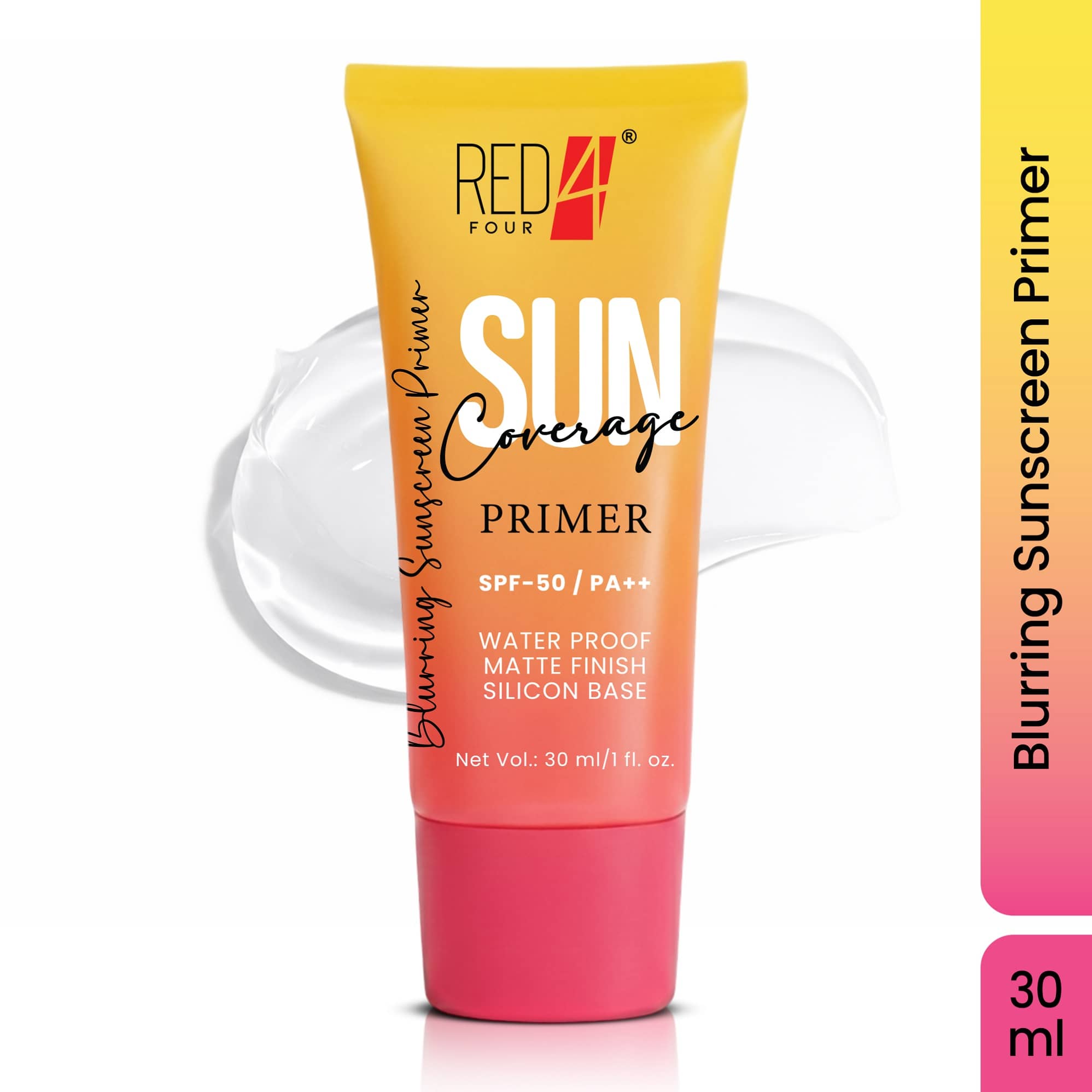 RED 4 Sun Coverage Face Primer Gel SPF 50 30 g