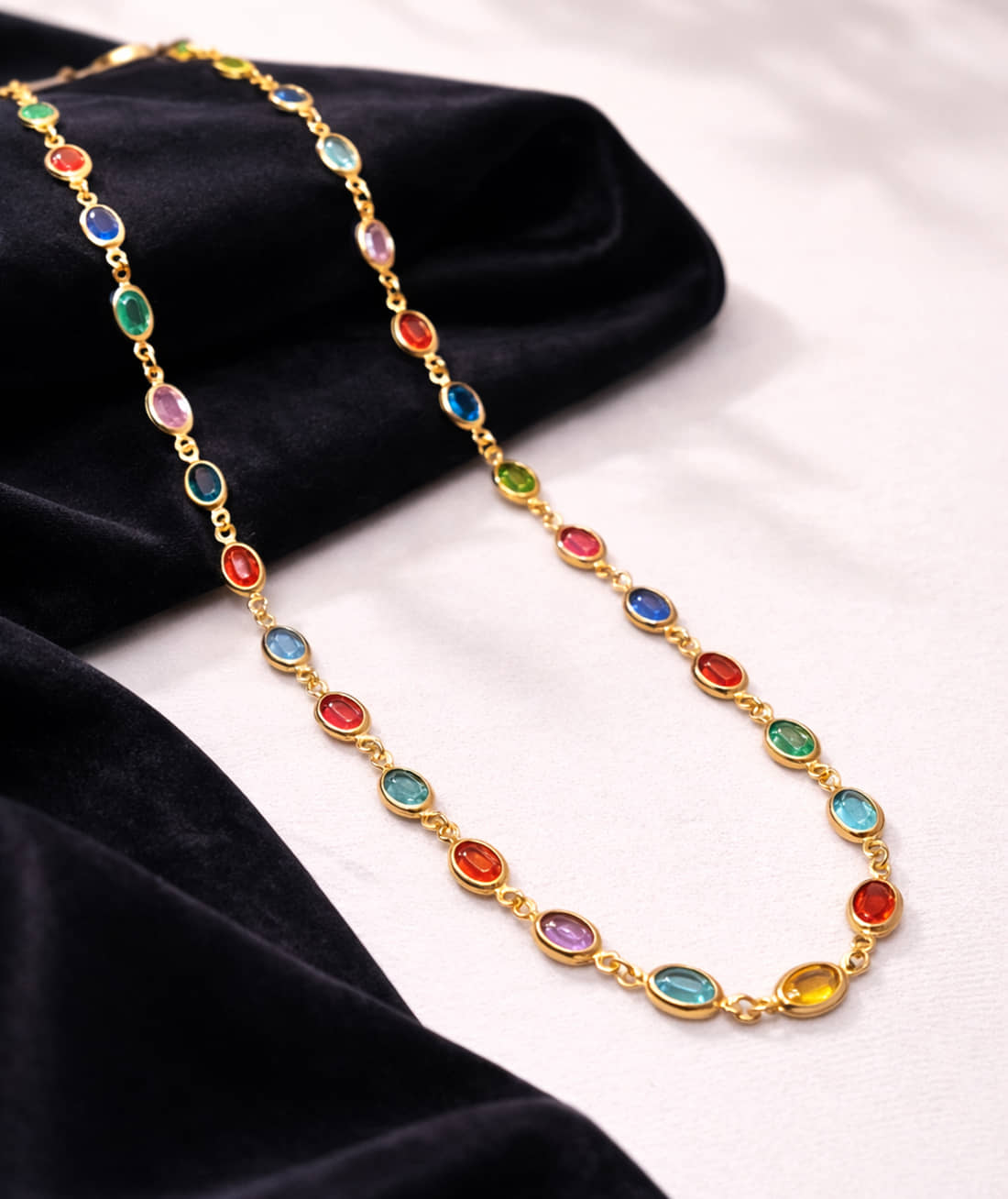 SHANKH-KRIVA Multi Color Metal Necklace ( Pack of 1 )