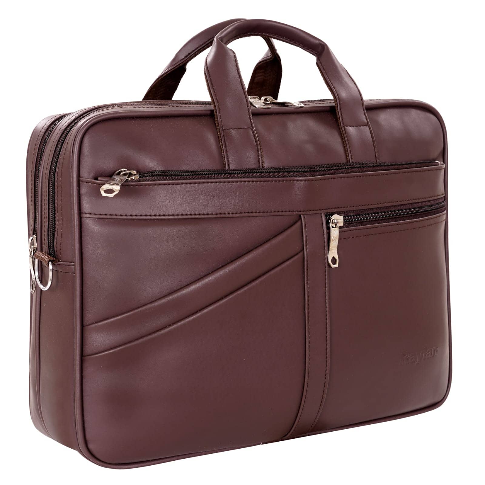 Raylan Brown Solid Messenger Bag - Handbags | Buy online on ZillyBuy