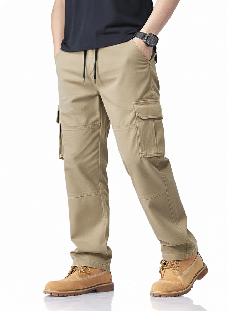 Shelony Khaki Cotton Men's Joggers ( Pack of 1 ) - Track Pants | Buy online on ZillyBuy