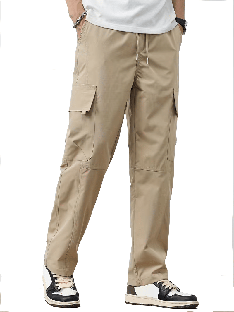 Shelony Khaki Cotton Men's Joggers ( Pack of 1 ) - Track Pants | Buy online on ZillyBuy