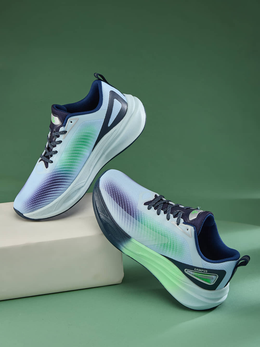 Campus STAVE Green Men's Sports Running Shoes - Sports Shoes | Buy online on ZillyBuy