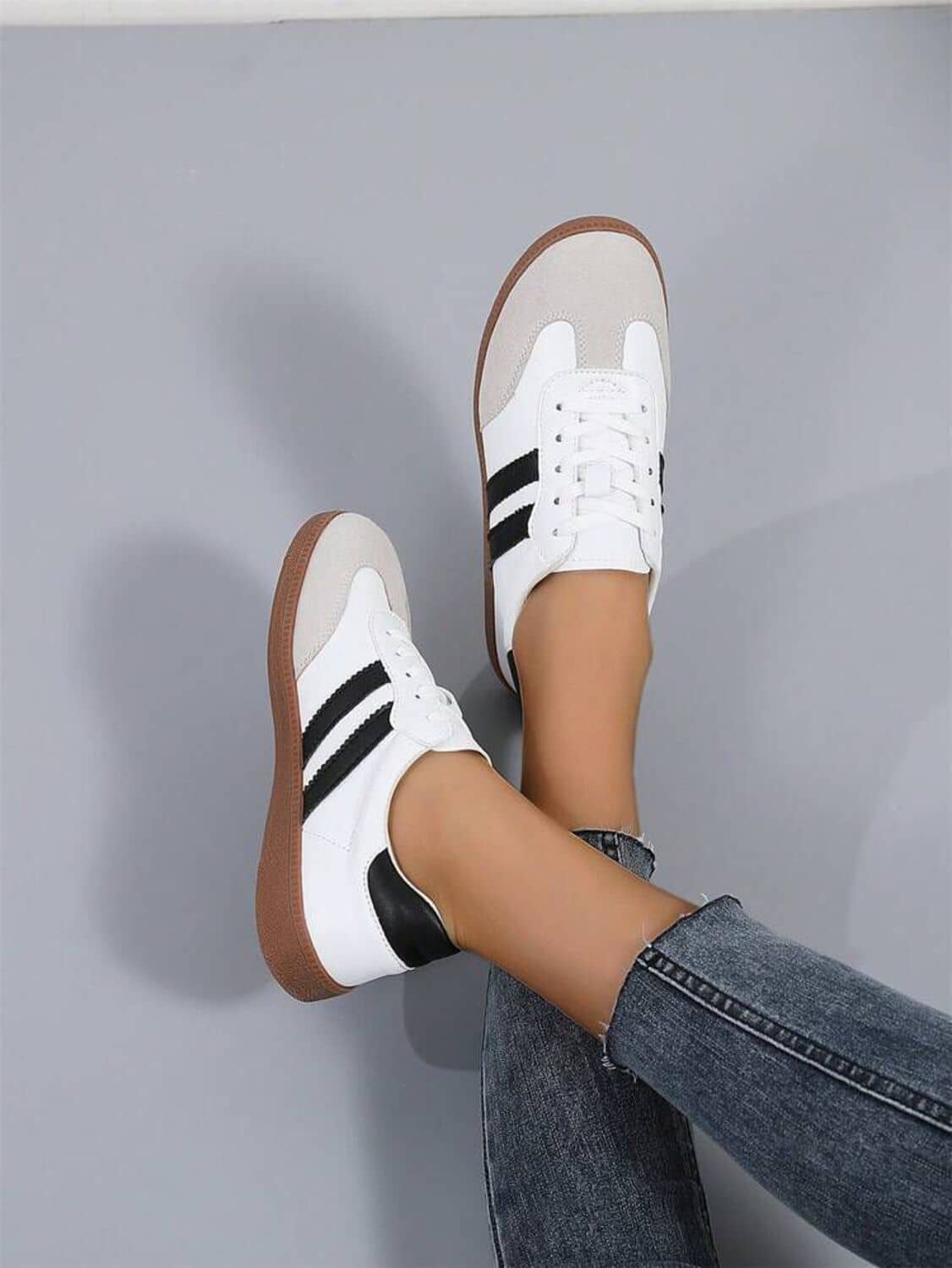 Fabbmate - White,Gray Women's Running Shoes - Sports Shoes | Buy online on ZillyBuy