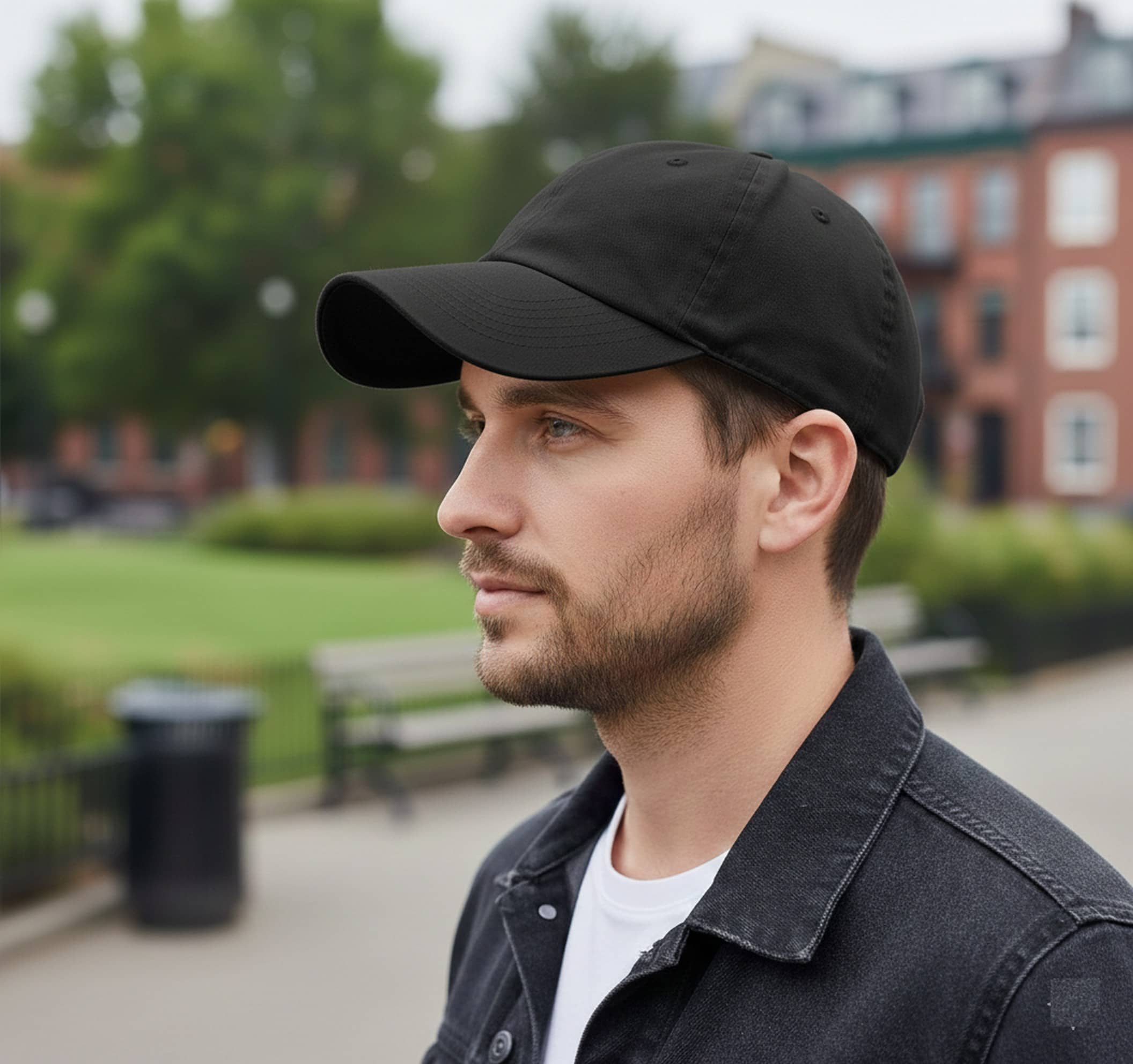 Infispace Pack of 1 Cotton Blend Men's Cap ( Black )