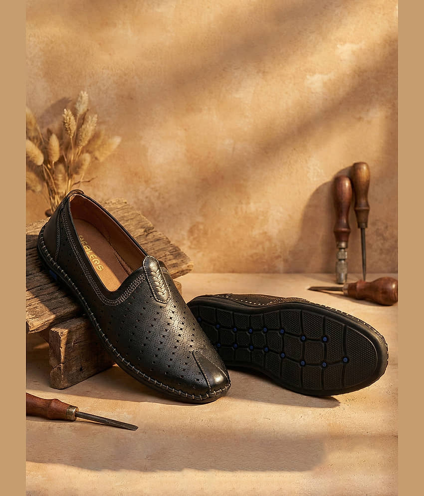 Liberty Black Men's Slip on Shoes - Formal Shoes | Buy online on ZillyBuy
