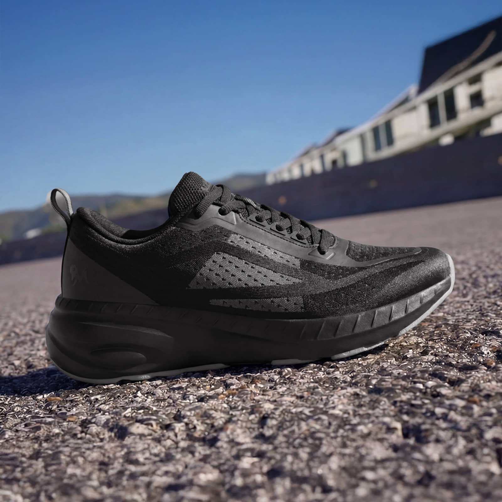 Neemans Begin Walk Anchor Black Men's Sports Running Shoes - Sports Shoes | Buy online on ZillyBuy