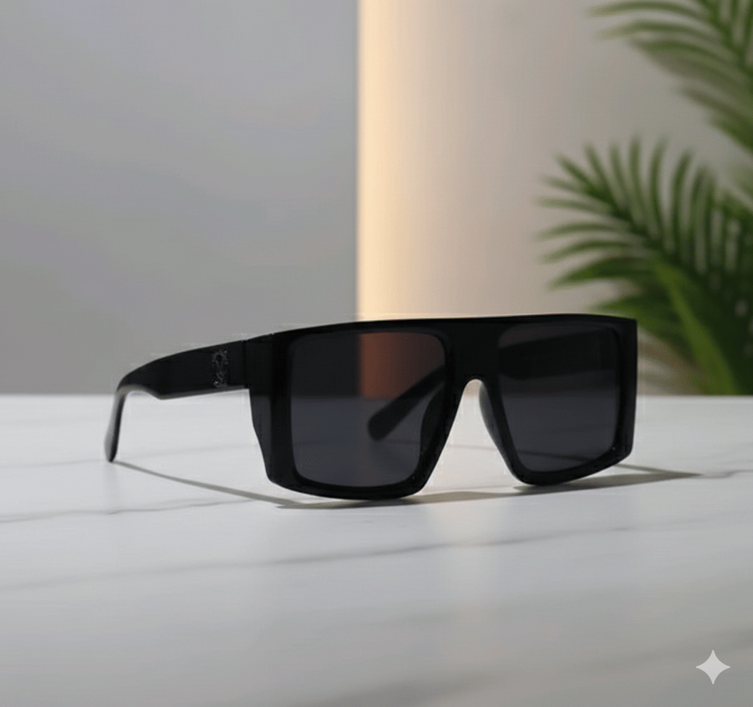 Elligator Black Square Sunglasses ( Pack of 1 ) - Sunglasses | Buy online on ZillyBuy