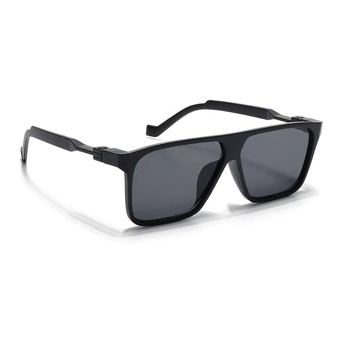Elligator Black Square Sunglasses ( Pack of 1 ) - Sunglasses | Buy online on ZillyBuy