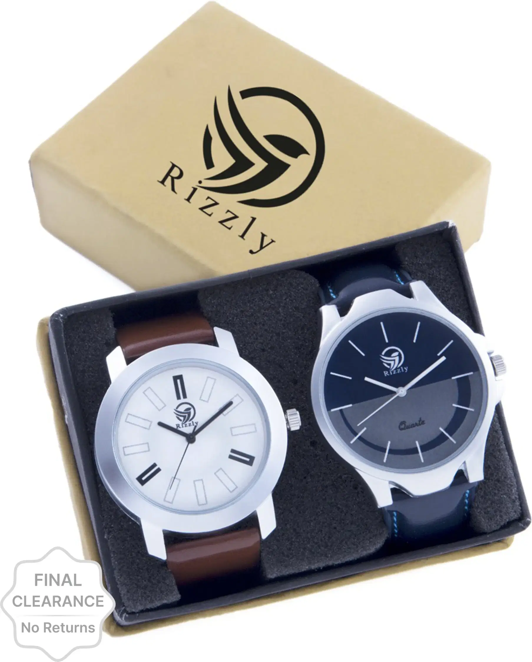 Septem Brown Leather Analog Men's Watch