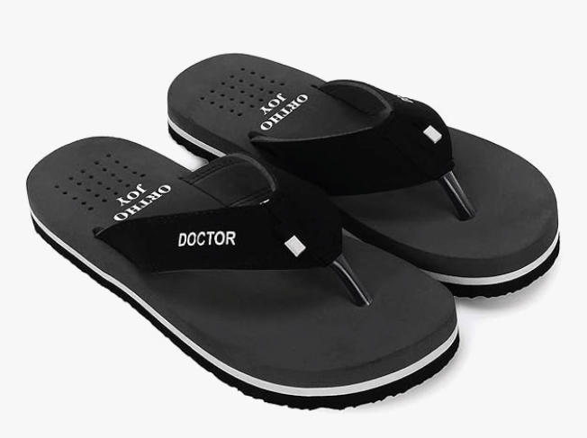 ORTHO JOY Grey Men's Daily Slipper