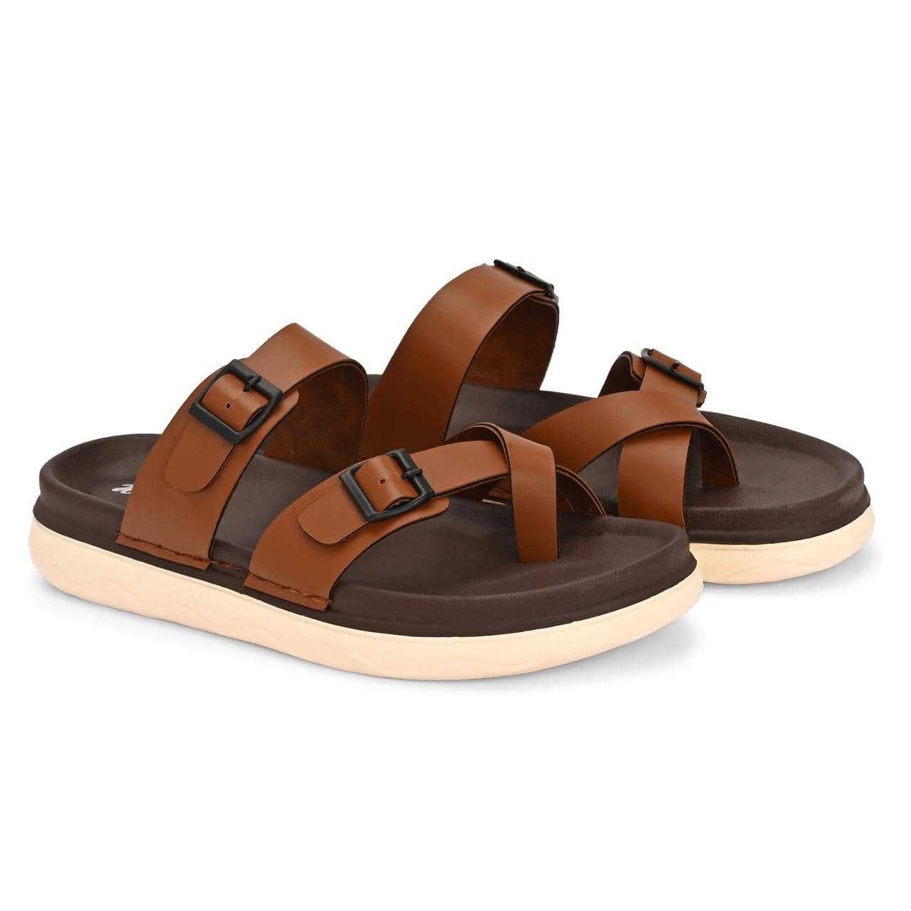 HATTOUN Black Men's Daily Slipper