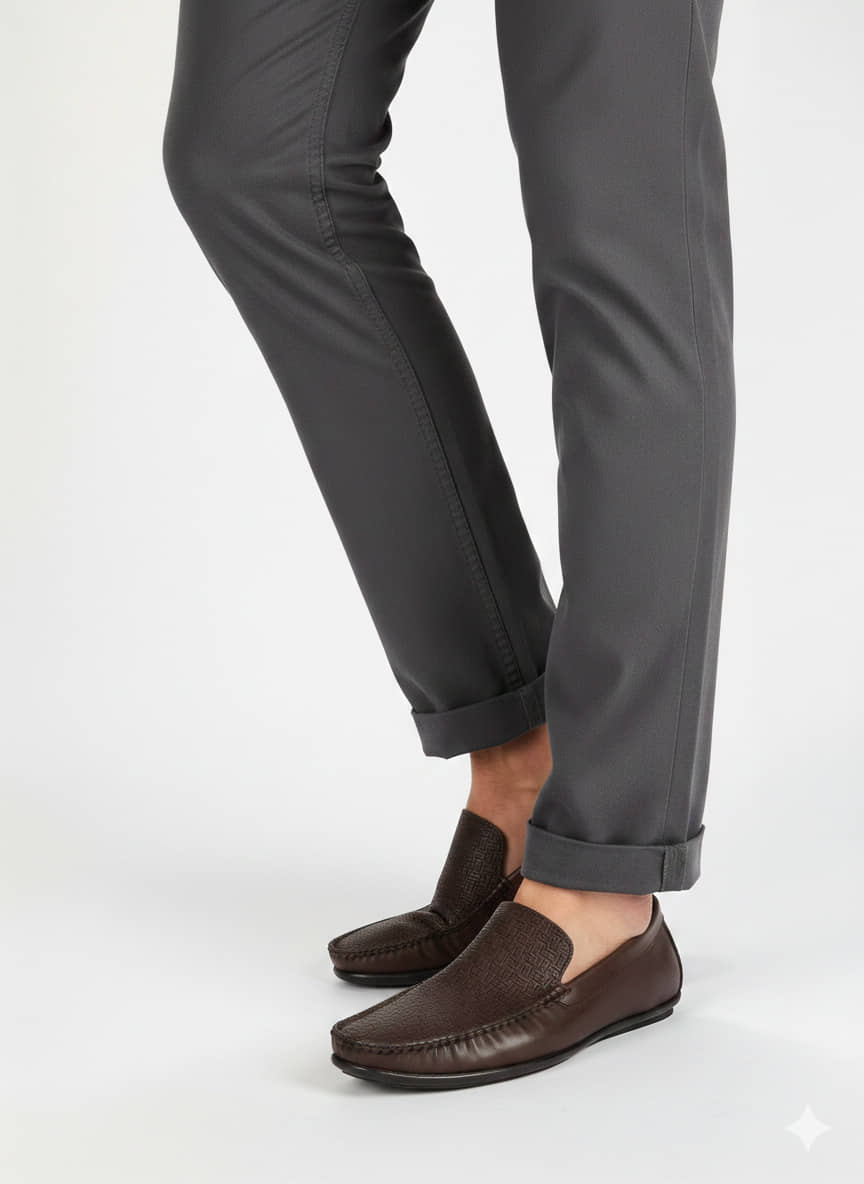 Sir Corbett Brown Men's Slip on Shoes - Formal Shoes | Buy online on ZillyBuy