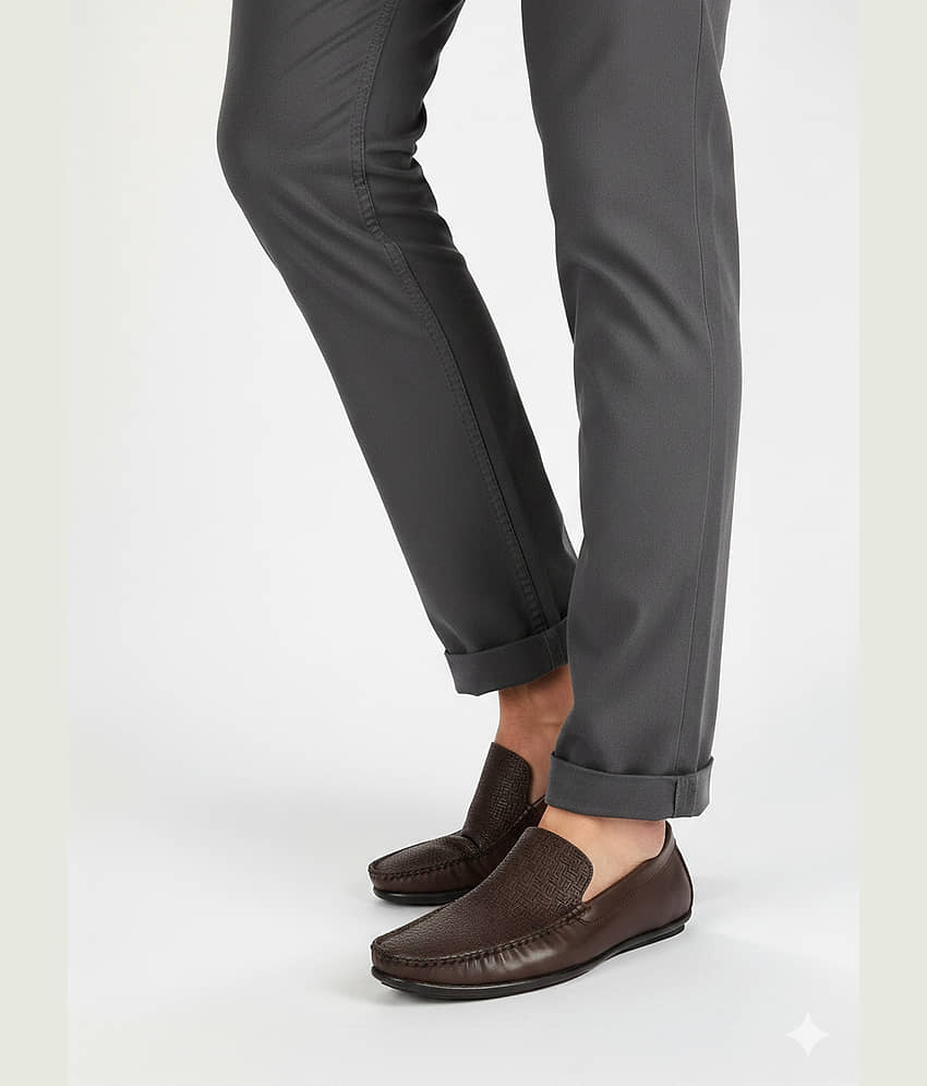 Sir Corbett Brown Men's Slip on Shoes - Formal Shoes | Buy online on ZillyBuy