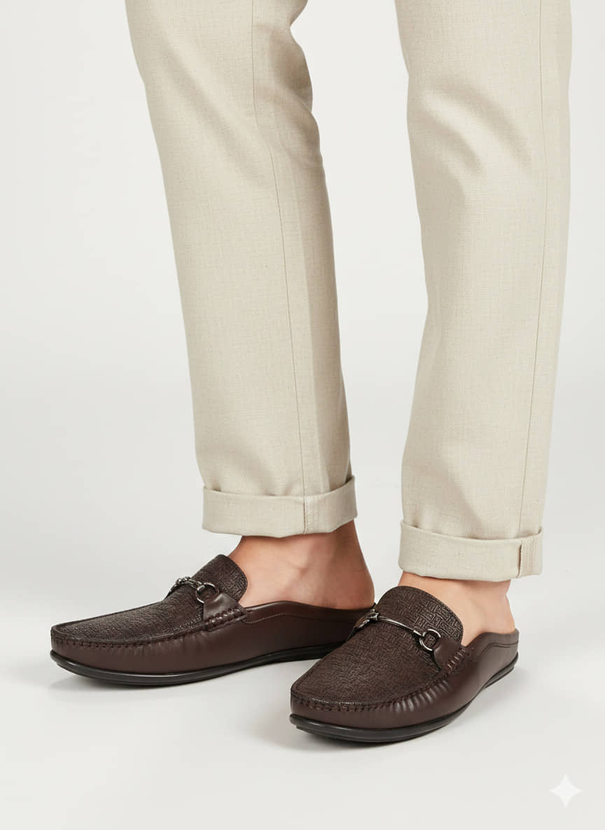 Sir Corbett Brown Men's Slip on Shoes - Formal Shoes | Buy online on ZillyBuy