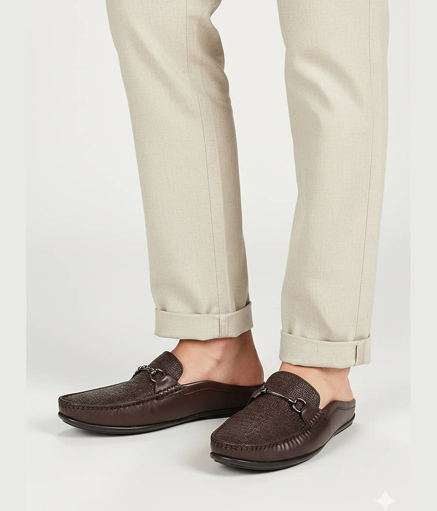 Sir Corbett Brown Men's Slip on Shoes - Formal Shoes | Buy online on ZillyBuy
