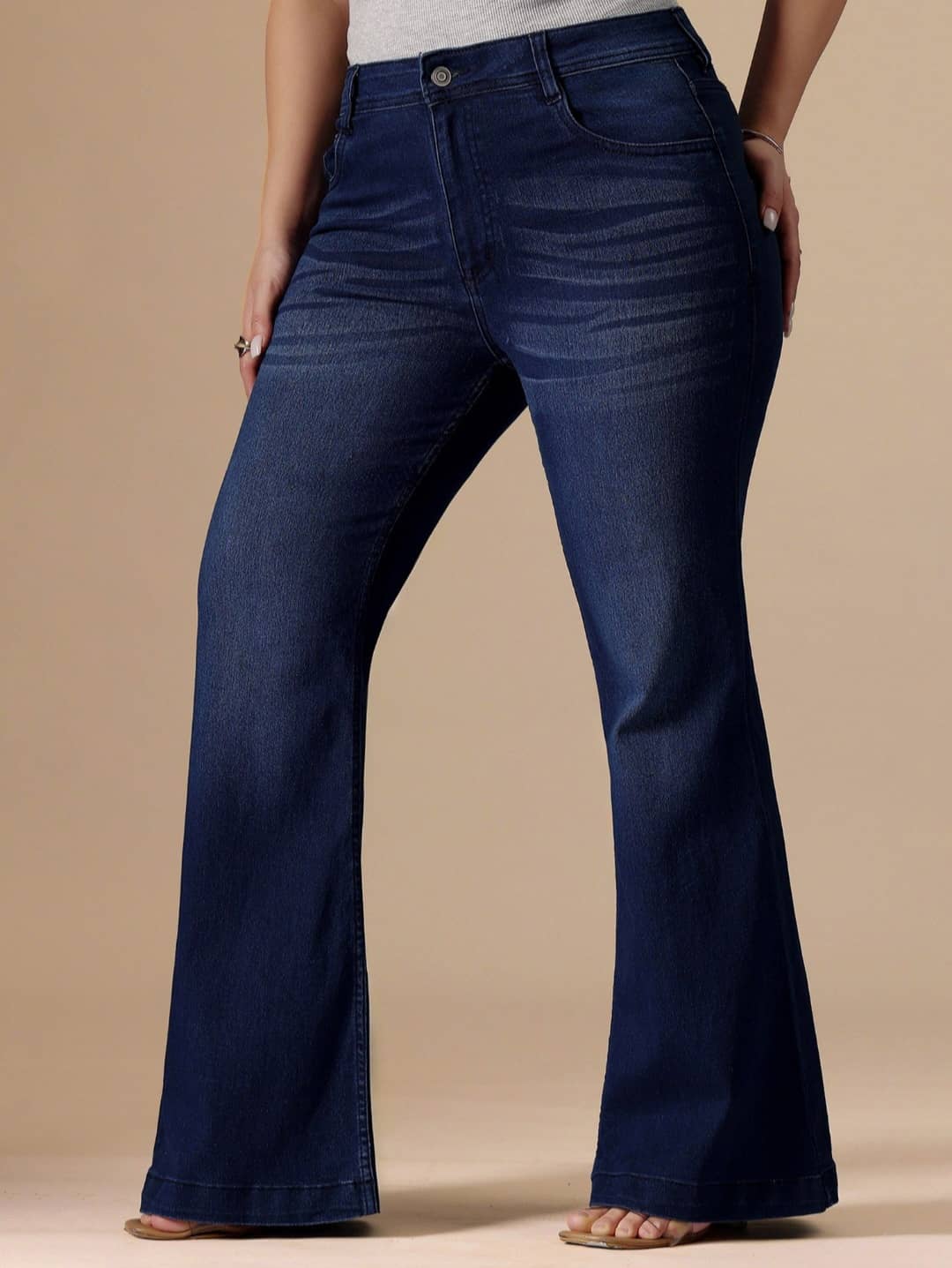 Gazal Fashions Women's Bootcut Mid-Rise Jeans ( Blue ) - Jeans | Buy online on ZillyBuy