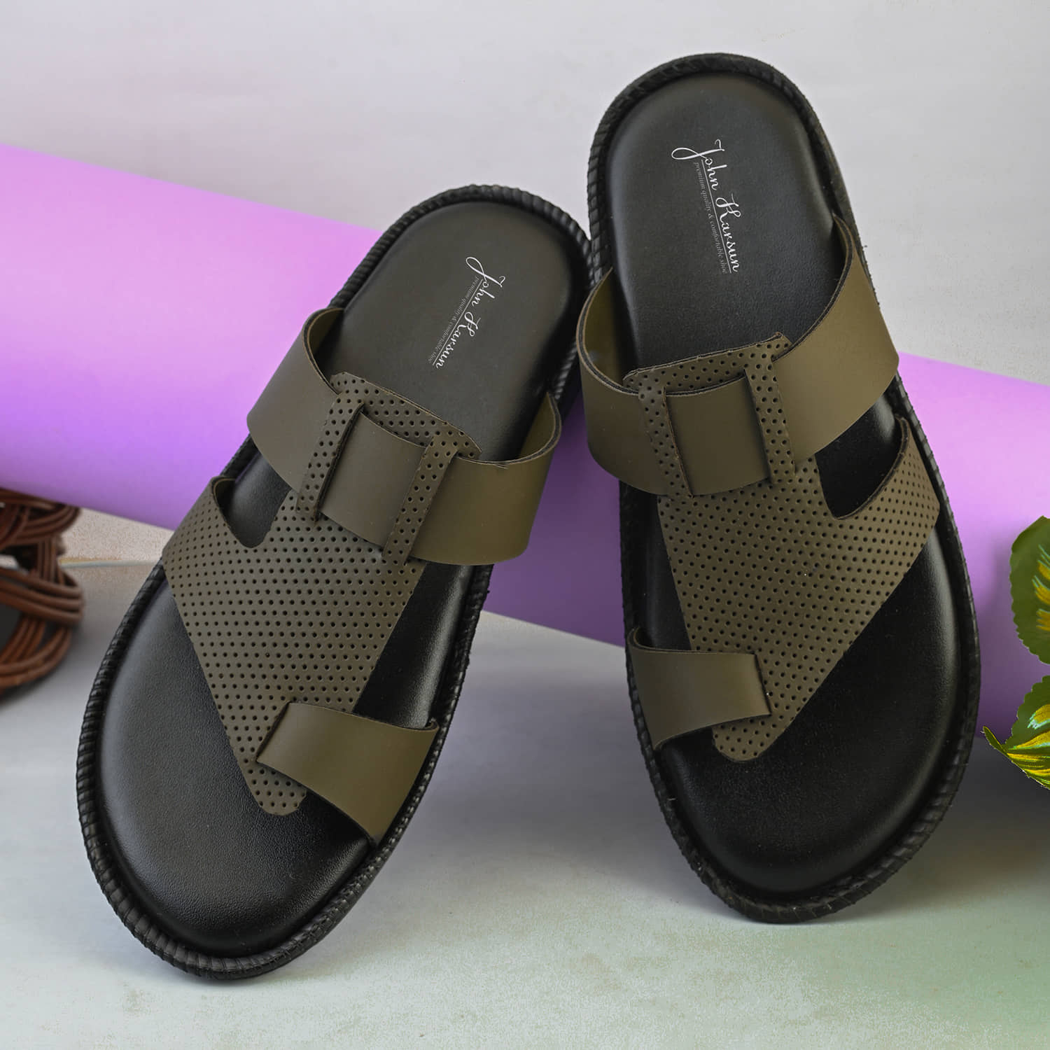 John Karsun - Olive Men's Sandals