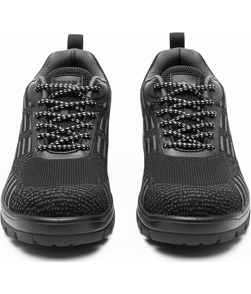 LXMI Extra Power Mesh Steel Toe Industrial Safety Shoes for Man Safety Shoes Black Men's Outdoor Shoes - Casual Shoes | Buy online on ZillyBuy