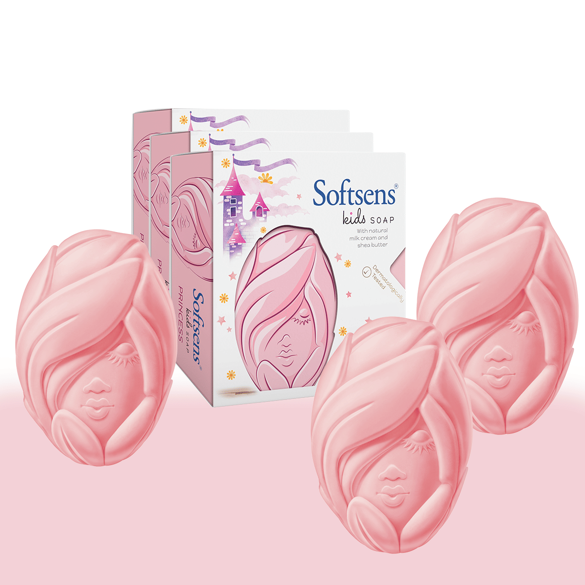 Softsens Baby Soap 75 g ( 3 pcs )