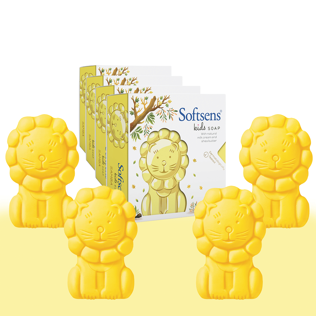 Softsens Baby Soap 75 g ( 4 pcs )