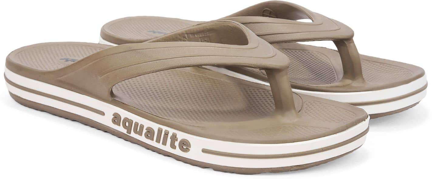 Aqualite Brown Men's Thong Flip Flop
