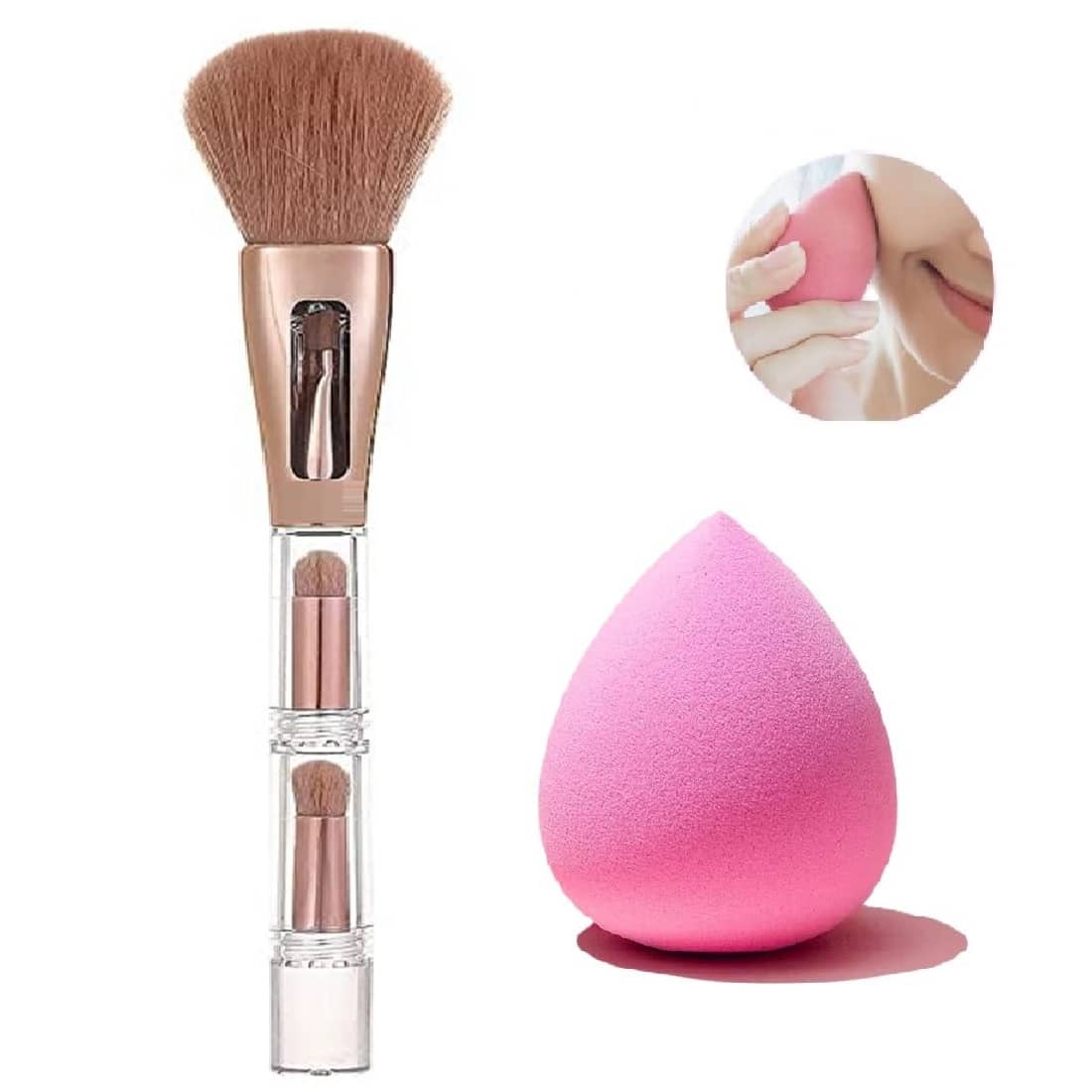 Facejewel Foundation Brush,Concealer Brush 2 Pcs 100 g