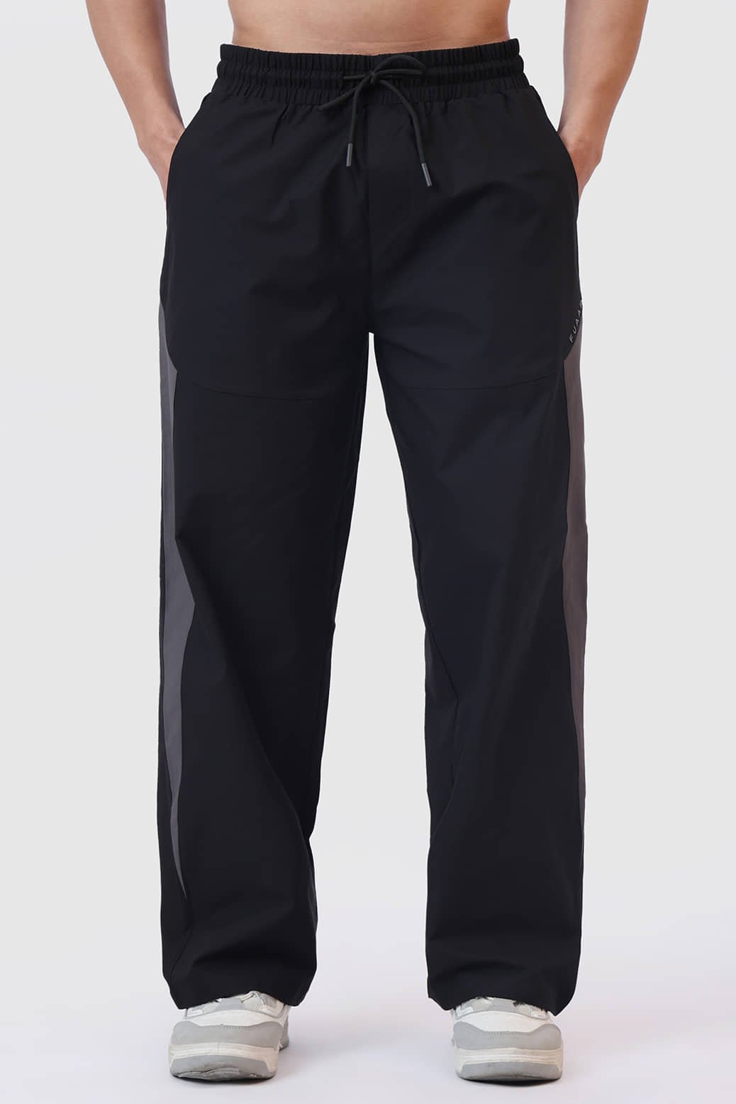 Fuaark Black Polyester Men's Sports Trackpants ( Pack of 1 ) - Track Pants | Buy online on ZillyBuy