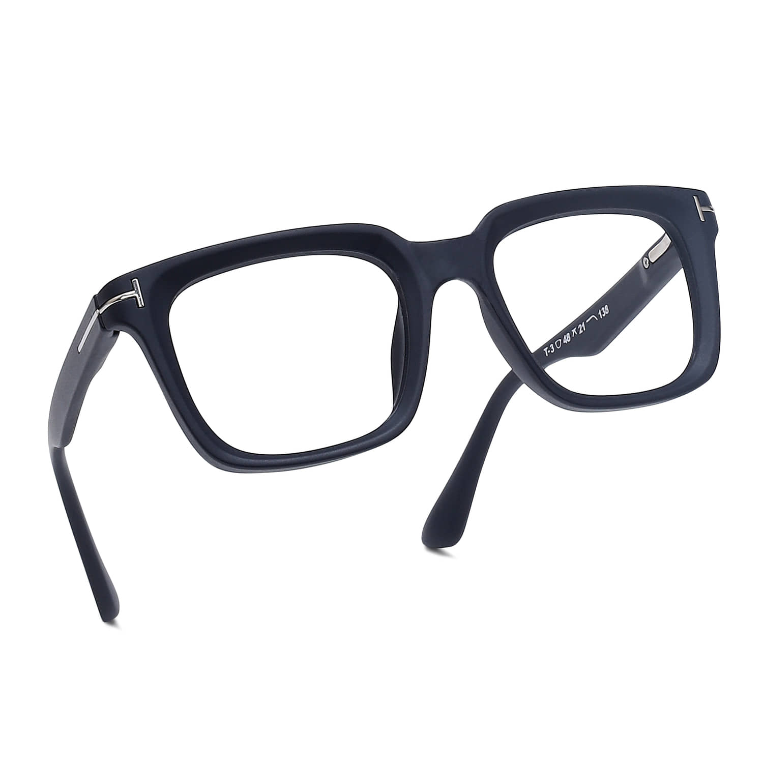 Hexxa Light Grey Square Eyeglass Frame ( Pack of 1 )
