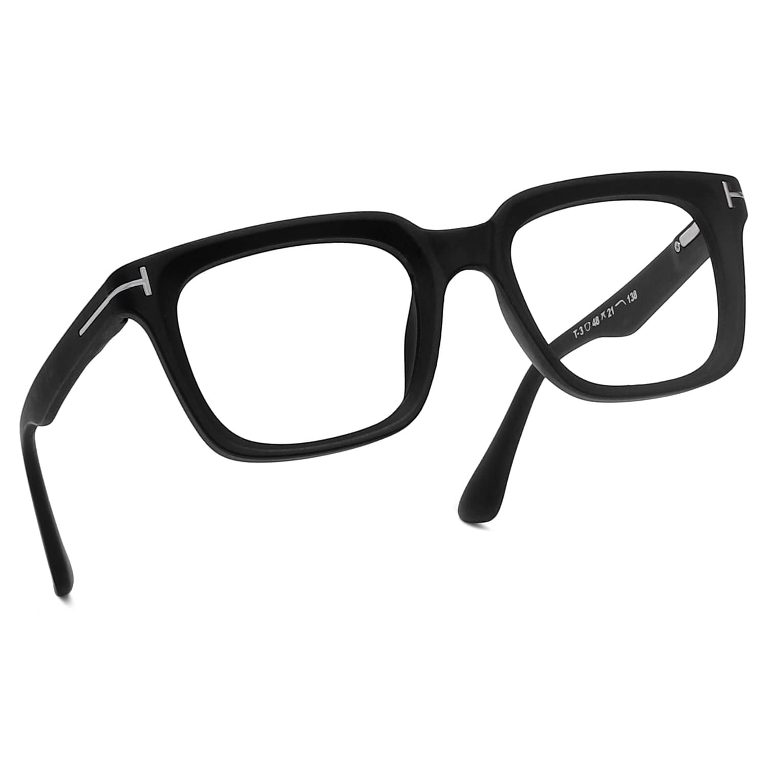 Hexxa Light Grey Square Eyeglass Frame ( Pack of 1 )