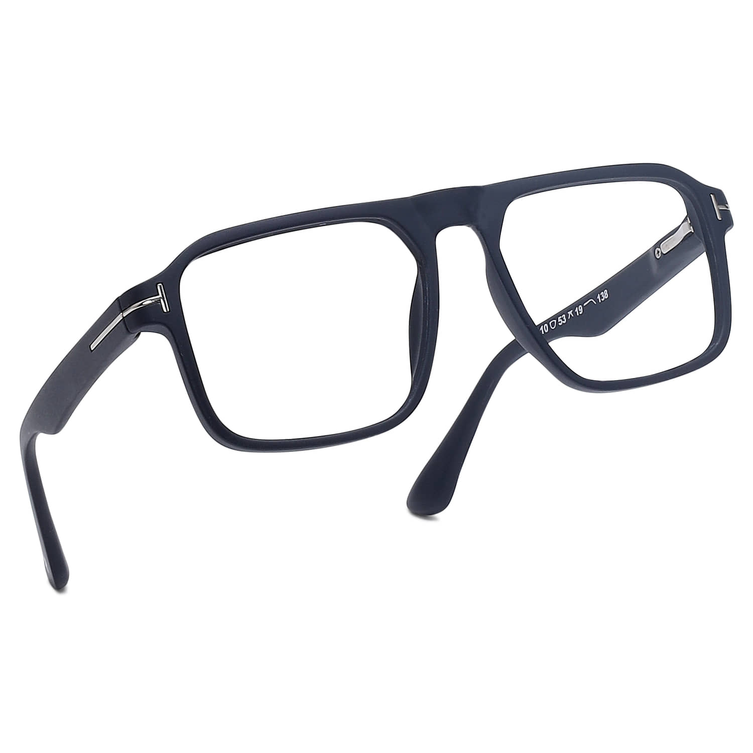 Hexxa Black Rectangular Eyeglass Frame ( Pack of 1 )