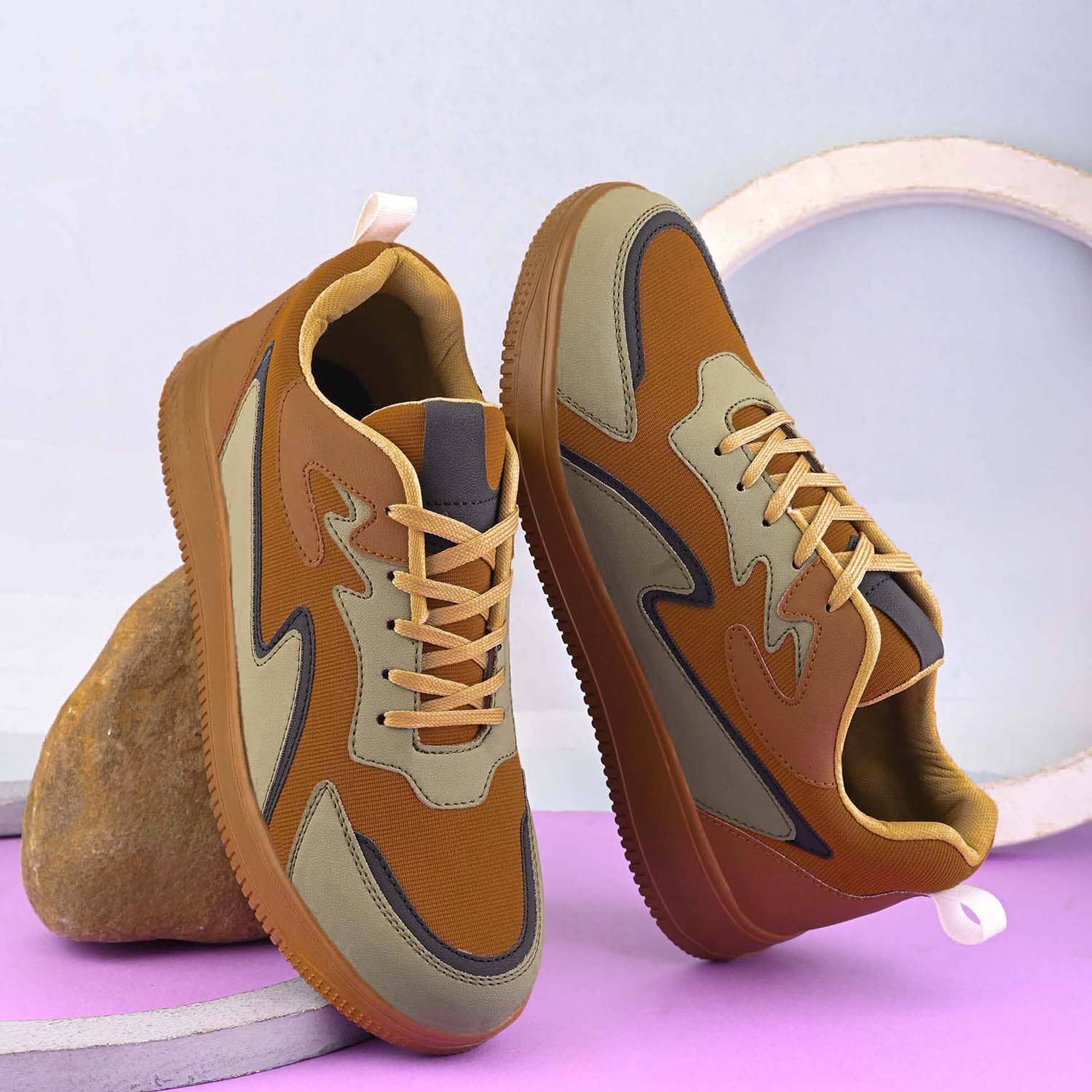 Karsun Olive Men's Lifestyle Shoes - Casual Shoes | Buy online on ZillyBuy