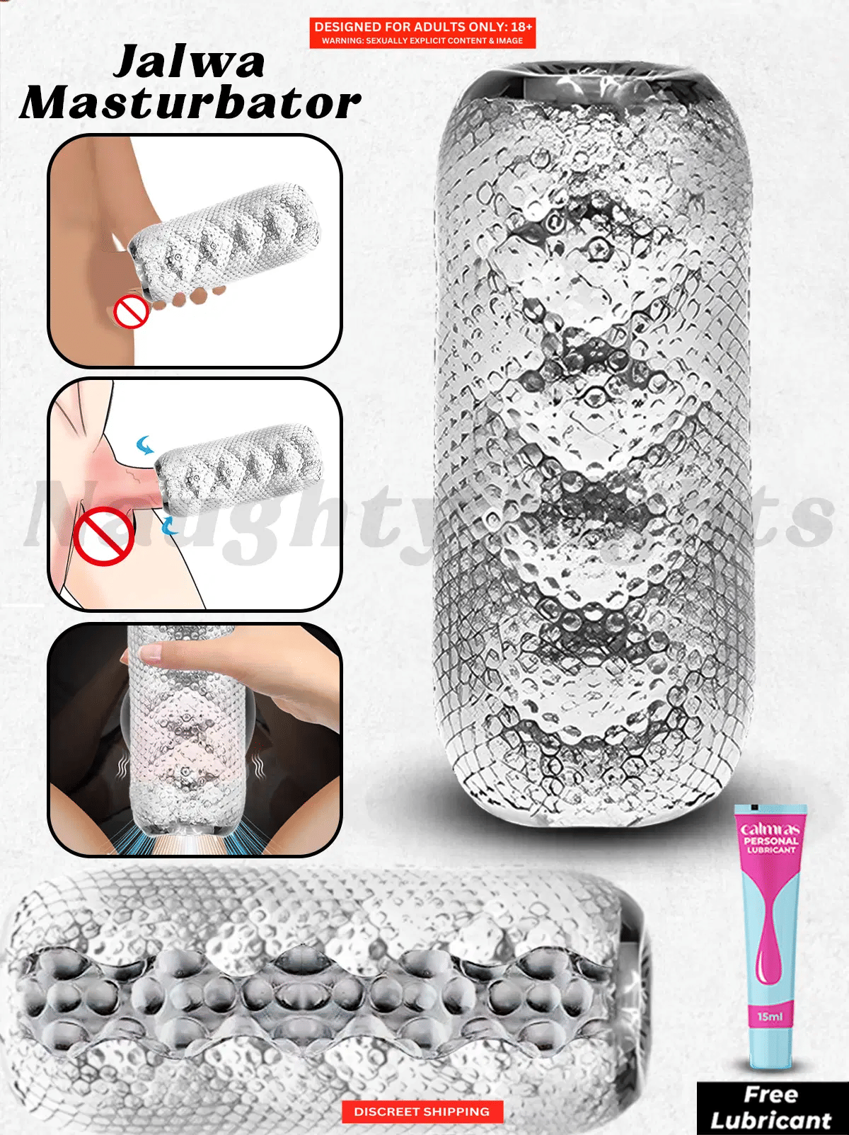 clear male masturbator with controllable vibrations 17 Best Sex Toys for Men in 2026, According to Experts main image 1