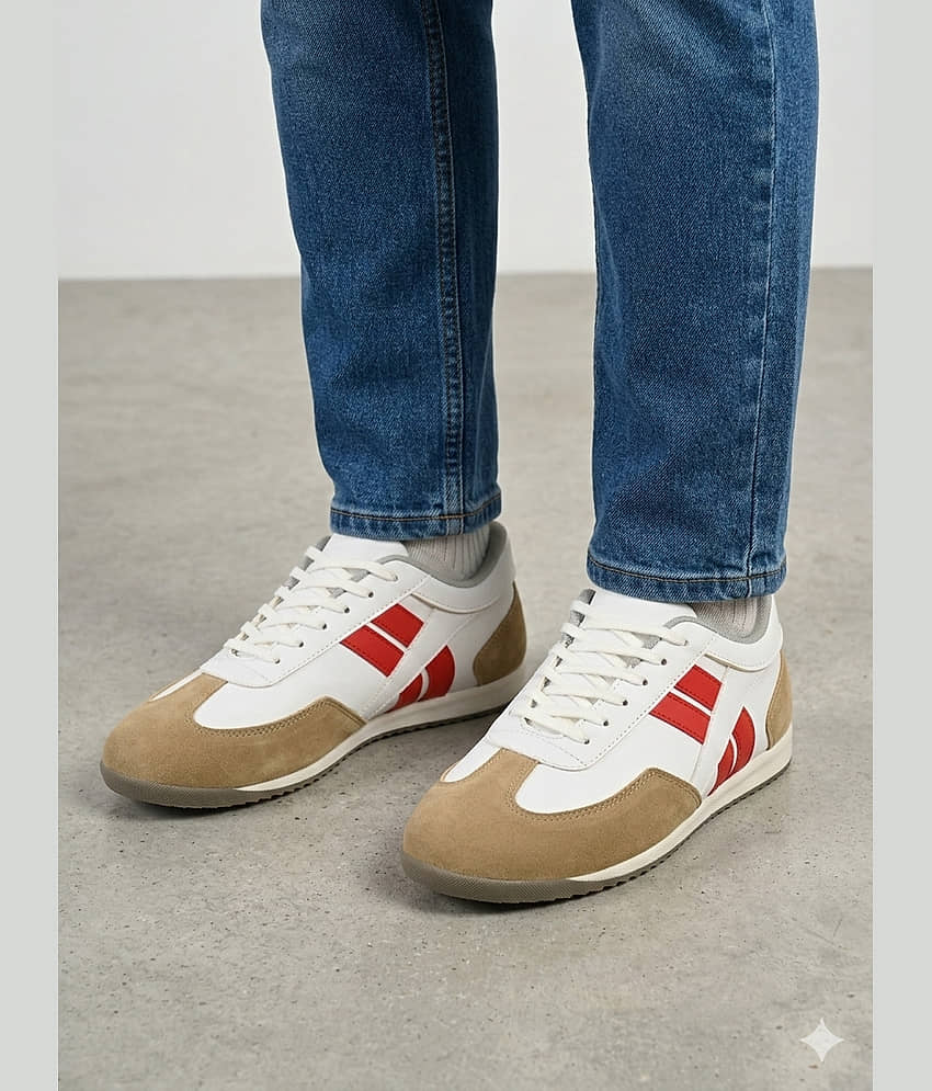 Sir Corbett Red Men's Lifestyle Shoes - Casual Shoes | Buy online on ZillyBuy