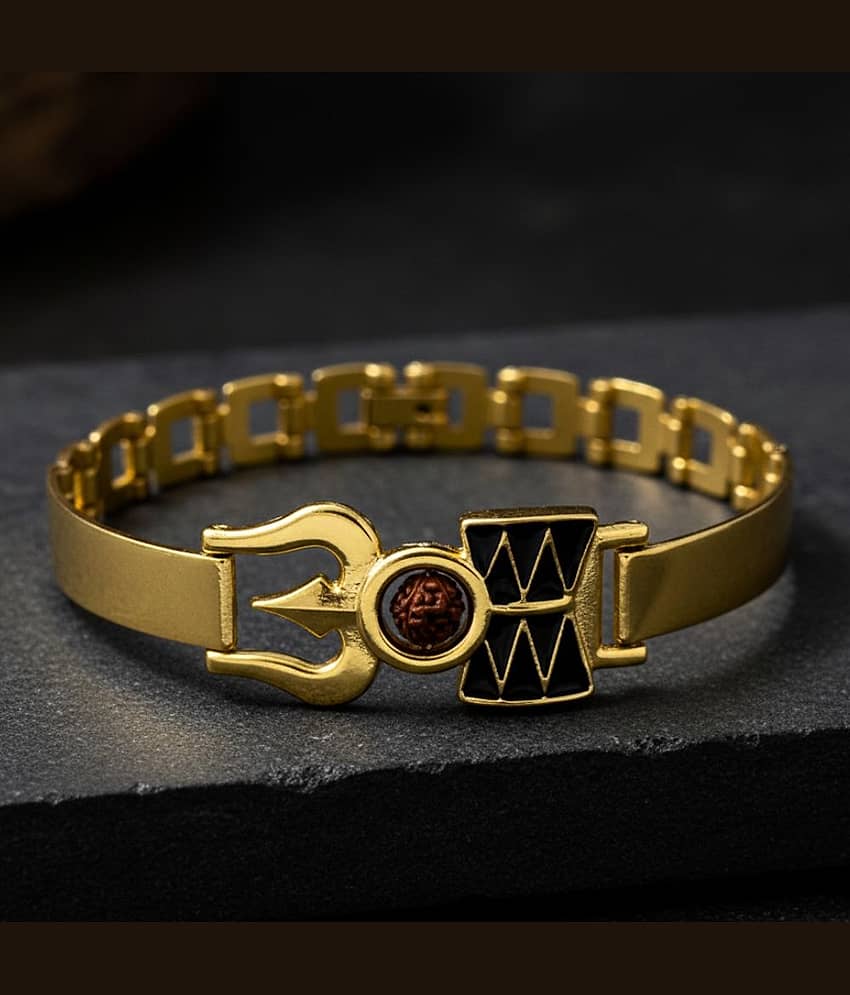 Style Wind Gold Bracelet ( Pack of 1 ) - Bangles & Bracelets | Buy online on ZillyBuy