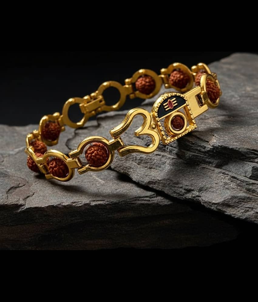 Style Wind Gold Bracelet ( Pack of 1 ) - Bangles & Bracelets | Buy online on ZillyBuy
