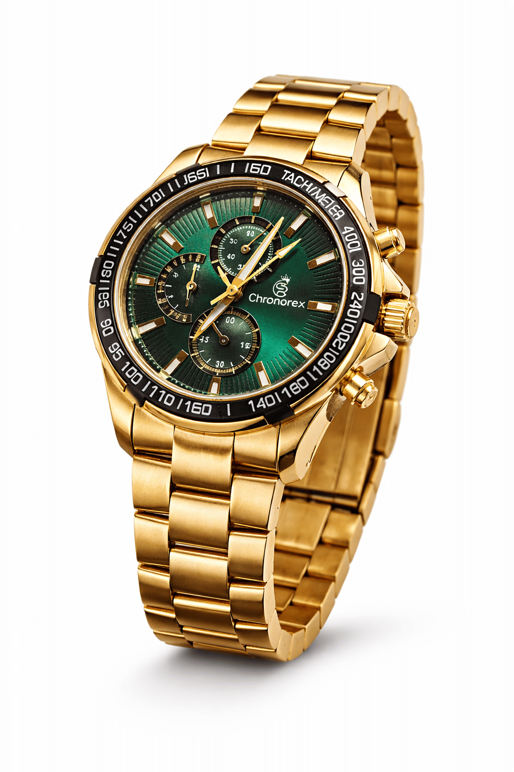 chronorex Gold Metal Analog Men's Watch