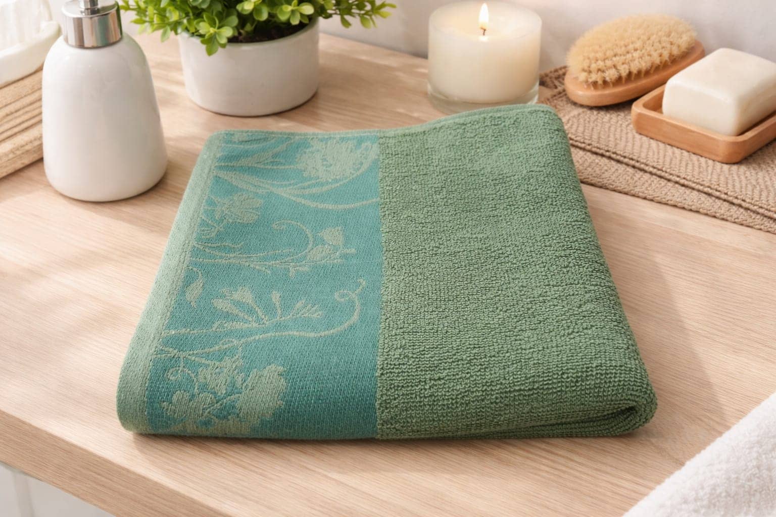 Satisfyn Pack of 1 Cotton 351-400 -GSM Hand Towel ( Multicolor ) - Towels | Buy online on ZillyBuy