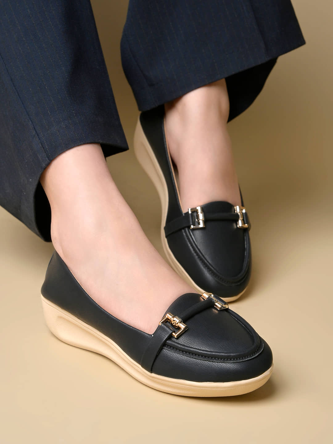 Shoetopia Black Women's Casual Ballerinas - Casual Shoes | Buy online on ZillyBuy