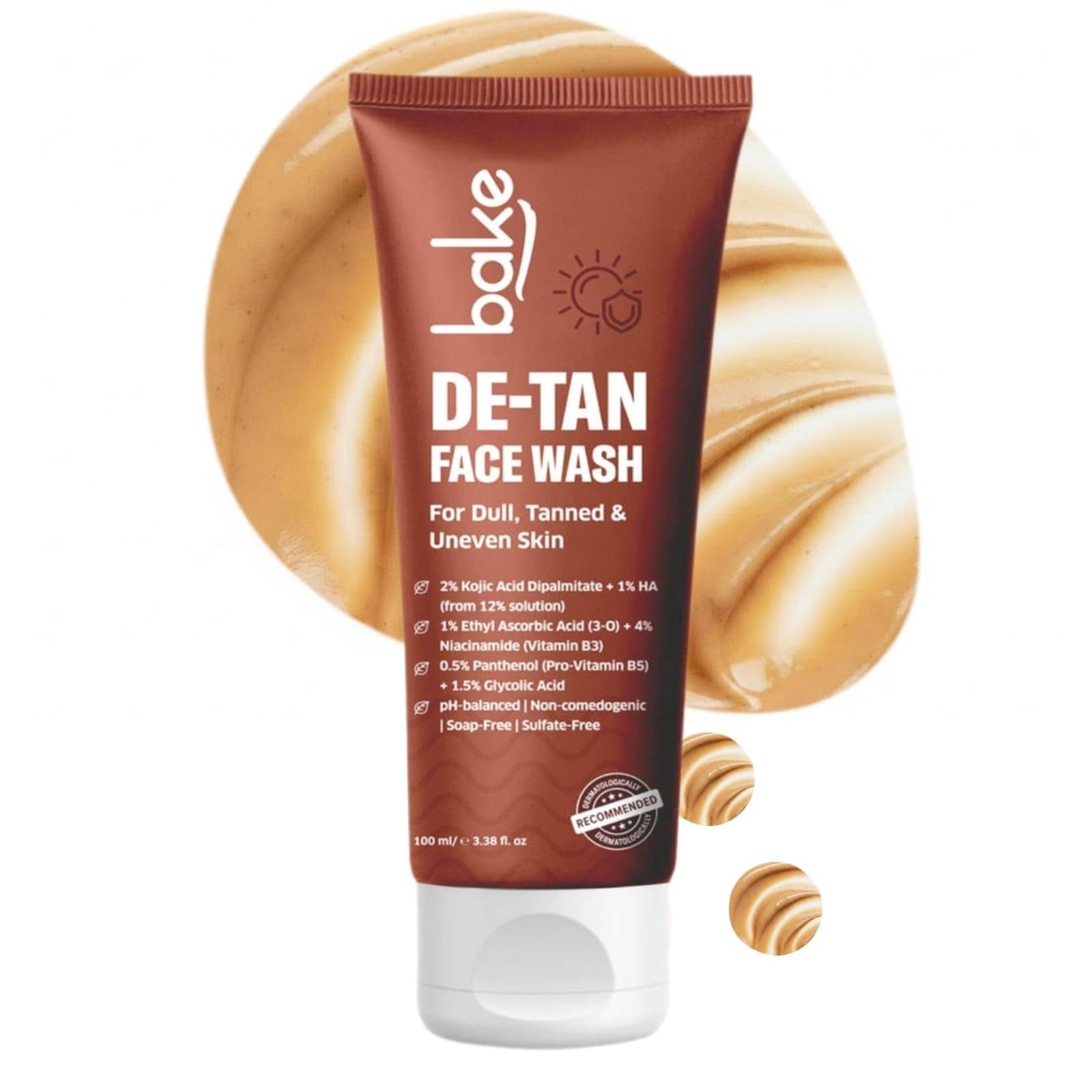 BAKE - Tan Removal Face Wash For All Skin Type ( Pack of 1 )