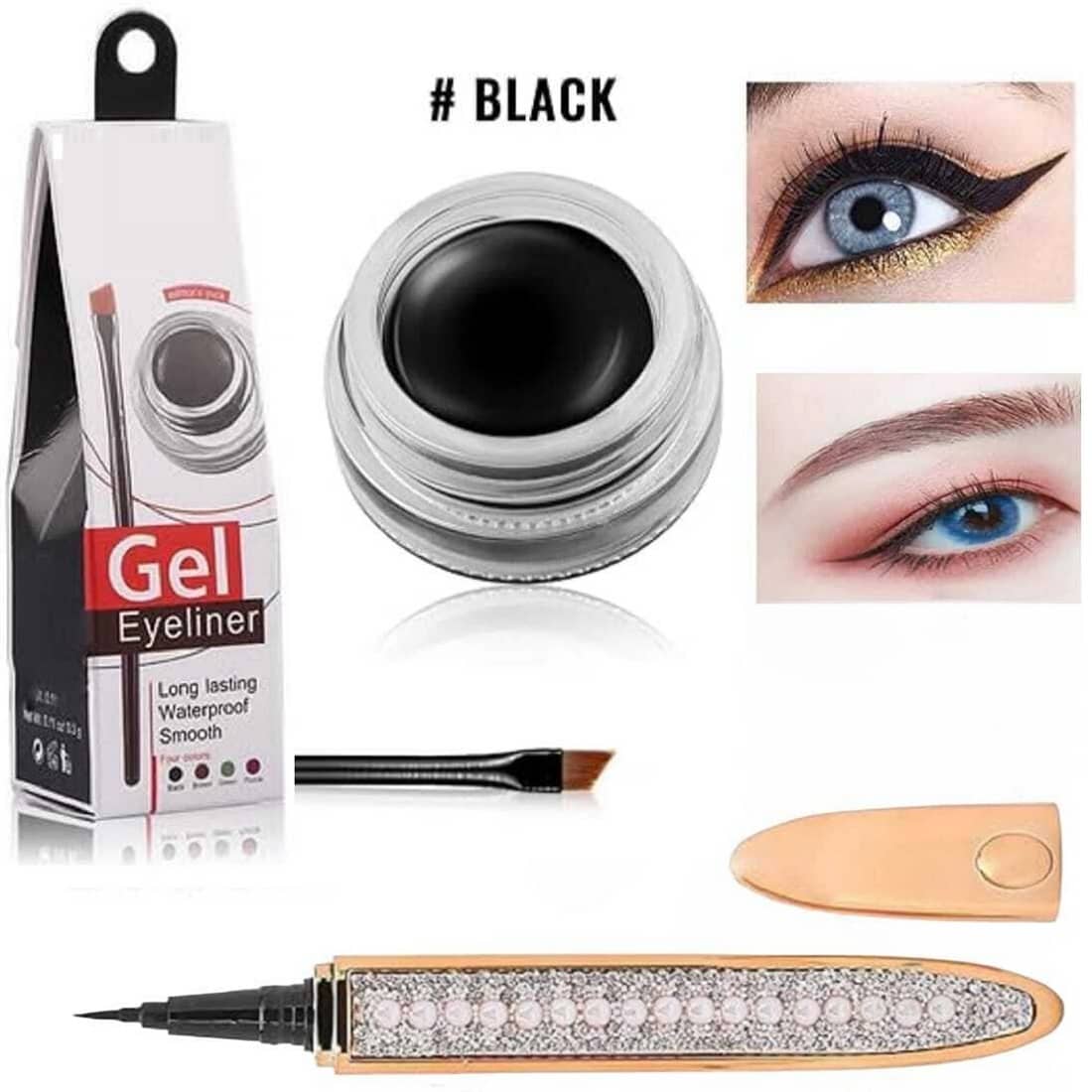 Facejewel Black Natural Kajal 100 g Gel ( Pack of 2 ) - Makeup - Eyes | Buy online on ZillyBuy