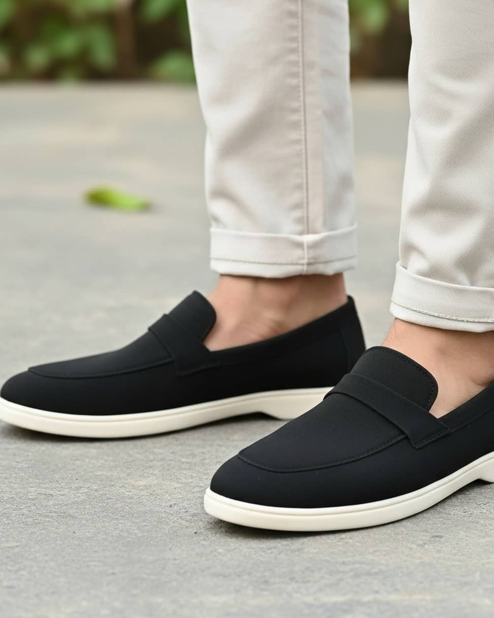 Prolific MHKL-CM491 Black Men's Slip-on Shoes - Casual Shoes | Buy online on ZillyBuy