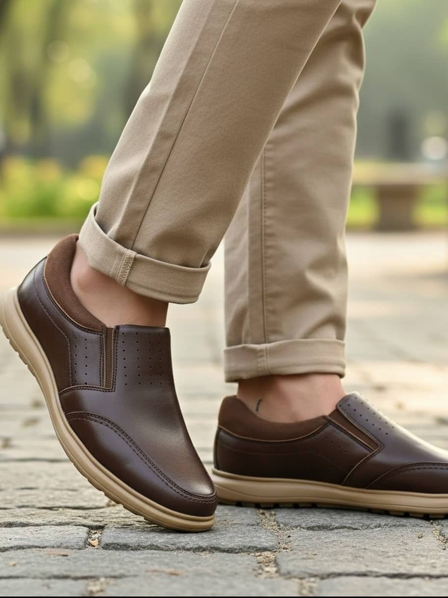Prolific RDKL-CM586 Brown Men's Slip-on Shoes - Casual Shoes | Buy online on ZillyBuy
