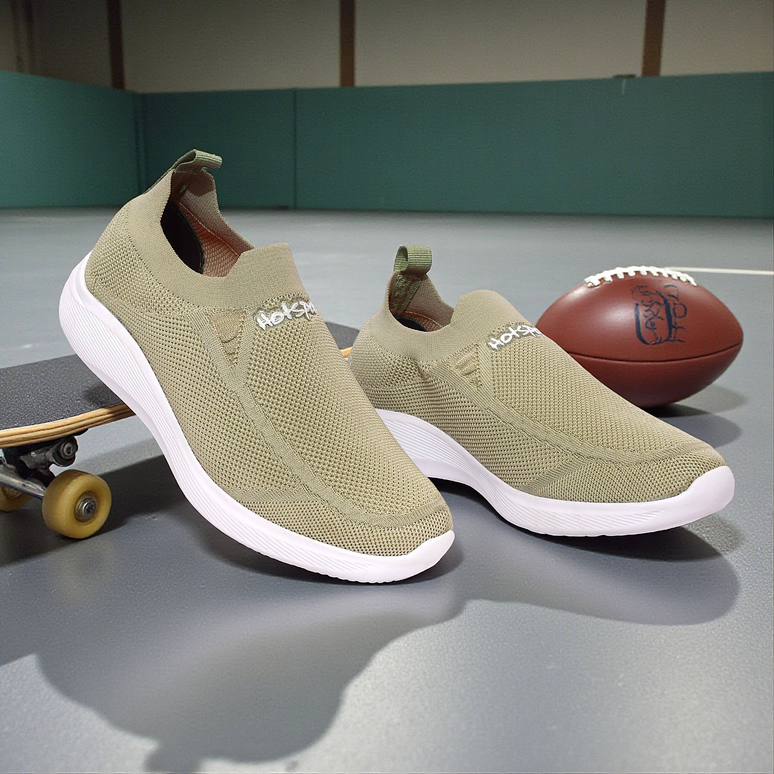 hotstyle Beige Men's Sports Running Shoes - Sports Shoes | Buy online on ZillyBuy