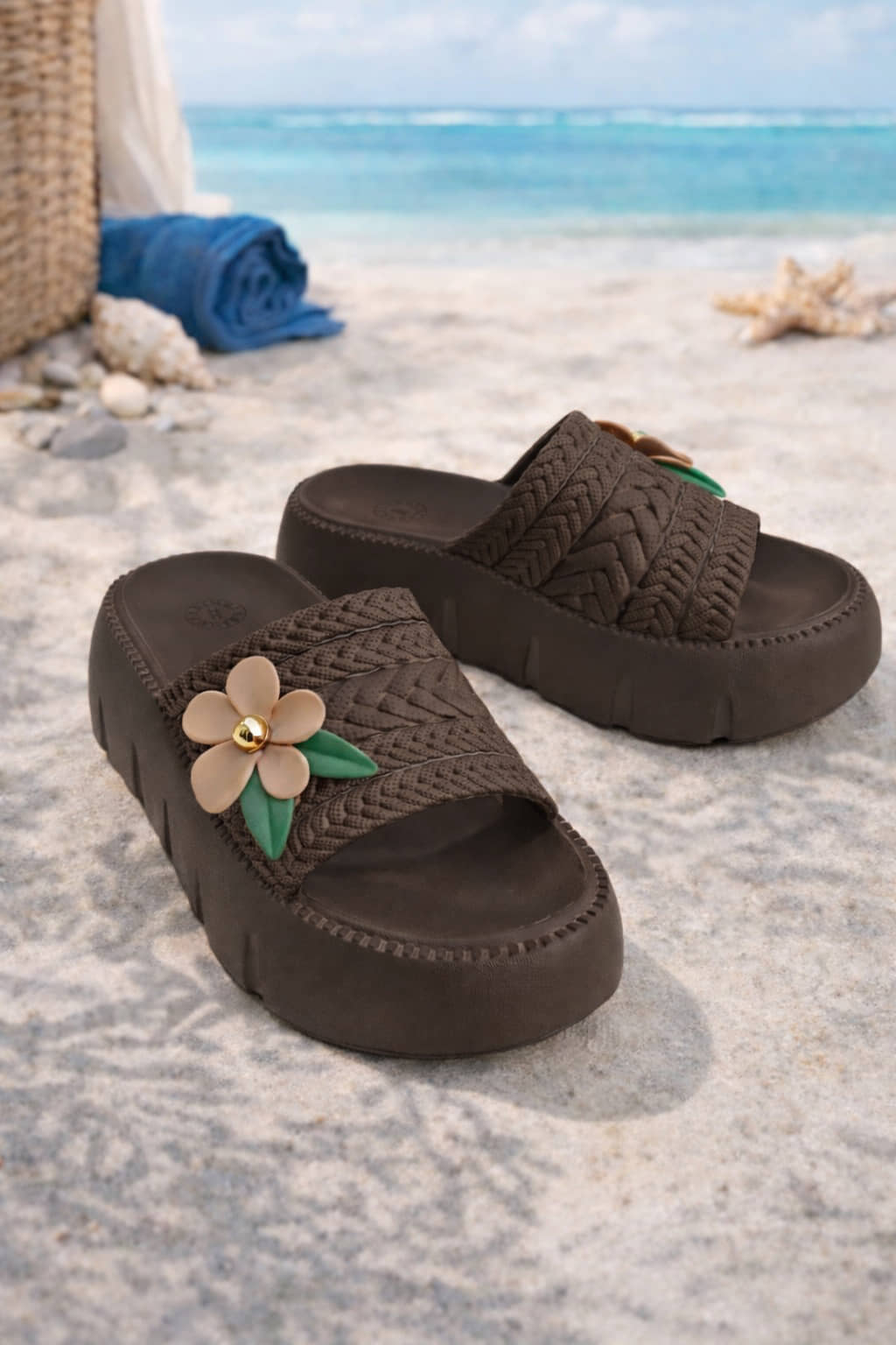 Fabbmate Brown Women's Daily Slipper